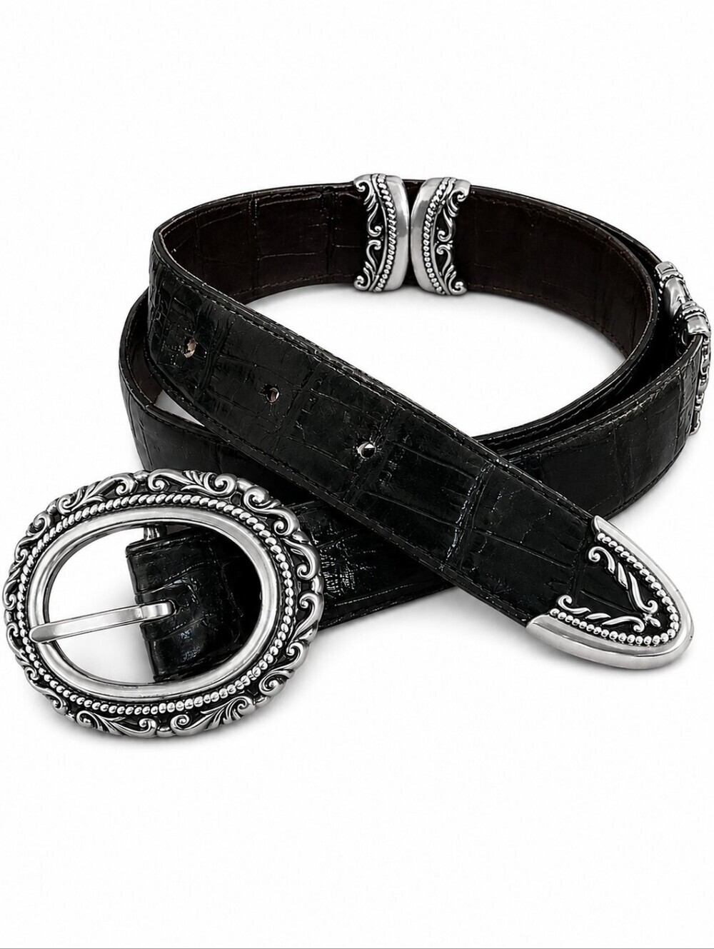VTG BRIGHTON 1990s Interchangeable Leather Belt